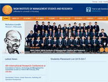 Tablet Screenshot of mgmimsr.org